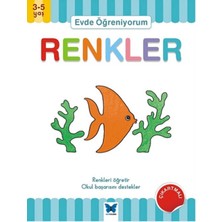 Mavi Kelebek Yayınları Evde Öğreniyorum - Renkler