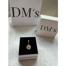 DMs Silver Çift Kayan Yıldız Gümüş Charm'ı