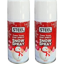 Steel Cama Yazan Kar Spreyi 150ML (2'li Paket)