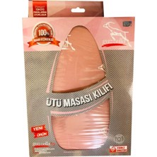 Özbience Pudra Renkli Ütü Masası Kılıfı ve Bezi, Şık ve Koruyucu Tasarım