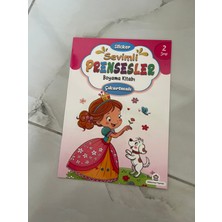 Minik Dehalar Sevimli Prensesler Boyama Kitabı