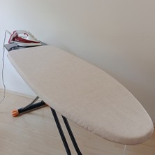 Özbience Büyük Boy Ipli Keçeli Ütü Masası Kılıfı 55X140CM Soft, Stoperli Örtüsü