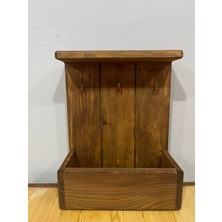 MRM WOOD MARMARASAUNA Ahşap Askılık Duvar Rafı Dekor Amaçlı Anahtarlık