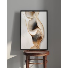 Rosa Art Tablo| Ahşap Çerçeveli Tablo| Çerçeveli Poster| Ginkgo Biloba Çiçek Temalı Tablo