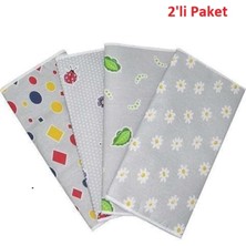 Özbience 2'li Mandaş Lüx Süngerli Ütü Masası Kılıfı ve Örtüsü (140X52)