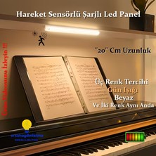 Hareket Sensörlü LED Işık 20 cm Gün Işığı - Beyaz ve Ikisi Birden 3 Renk Yakabilirsiniz