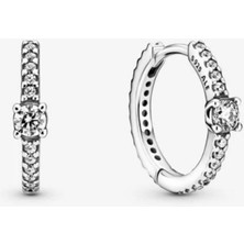 Hector Co Jewellery Işıltılı Halka Küpeler