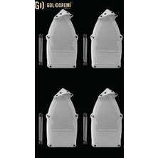 Özbience Yumuşak ve Dayanıklı Ev Tipi Teflon Ütü Altlığı, 4 Adet, Yanmaz ve Yapışmaz