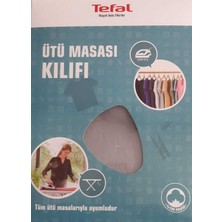 Özbience Düz Gri Pamuklu Ütü Masası Kılıfı 140X52, Keçe Dokusu