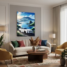 Tablonhazır Dikey Kanvas Tablo Salon Duvar Tablosu Fujimanzaragtr Yeni Ev Hediyesi Ofis Tablosu