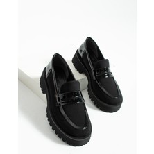 Tivana Kadın Yüksek Taban Günlük Loafer Vela - Siyah