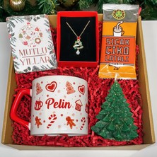Loren Gift Yılbaşı Temalı Kişiye Özel Hediye Kutusu – Gingerbread Kupa