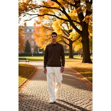 Benerly Erkek Polo Yaka Düğmeli Regular Kalıp Uzun Kollu Sweatshirt Fonksiyonel Dayanıklı Kaliteli