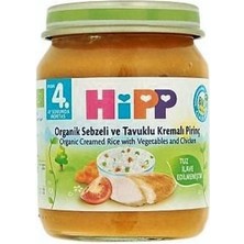 Osense Organik Sebze ve Tavuklu Kremalı Pirinç 125 gr