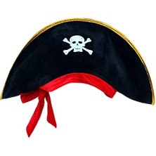 Osense Kaptan Jack Kadife Çocuk Boy Korsan Şapkası