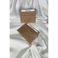 Leaf Accessory Kadın Kartlık Simli Bakır, 1. Sınıf Vinlex Deri, 7 Tane Kart Koyma Cepli