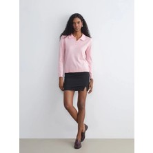 LC Waikiki Lcw Vision Siyah Beli Lastikli Mini Etek