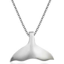 Özcömert Silver Gümüş Balık Kuyruğu Kolye