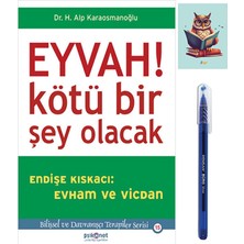 Dara Yayınları Eyvah! Kötü Bir Şey Olacak - Alp Karaosmanoğlu - Psikonet (Kalem ve Baykuş Not Defterli)