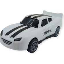 Hayat Store Çek Bırak Nascar Arabası 10.5 cm - BP-035-BEYAZ (Lisinya)