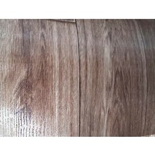KADİRTARIM Pvc Parke Desenli Yer Muşambası 1,50 x 14 Metre Kahve Rengi Keçeli Popfleks Mineflö