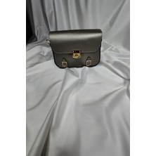 Leaf Accessory Kadın Çantası, Fermuaralı, Elde ve Omuz Askılı, Gümüş