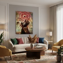 Tablonhazır Dikey Kanvas Tablo Salon Duvar Tablosu Fma Yeni Ev Hediyesi Ofis Tablosu