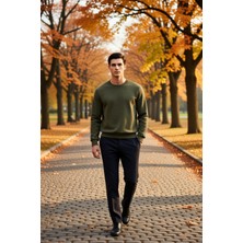 Benerly Erkek Bisiklet Yaka Standart Kol Regular Kalıp Sweatshirt Fonksiyonel Dayanıklı Kaliteli Şık