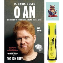 Dara Yayınları O An - M. Barış Muslu - Sarı Fosforlu Kalemli  - Not Defterli Seti