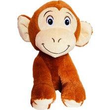 Osense 1438 Mika Maymun 30 cm Kahverengi -Selay Oyuncak