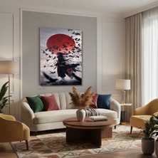 Tablonhazır Dikey Kanvas Tablo Salon Duvar Tablosu Itachi1 Yeni Ev Hediyesi Ofis Tablosu