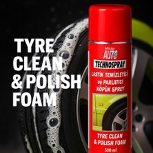 Technospray Lastik & Trim Temizleyici ve Parlatıcı Köpük Spreyi 500 ml