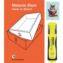 Dara Yayınları Haset ve Şükran - Melanie Klein  Sarı Fosforlu Kalem - Not Defterli Seti