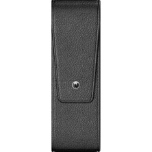 Scrikss & Wizdesign Toscana Hakiki Deri Siyah Kapaklı Ikili Kalemlik