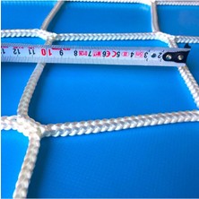 KADİRTARIM 1,50 x 12 Metre Güvenlik Filesi-Kanca-Halat-Kalınlık 6 Mm-Göz 10 Cm- Merdiven Balkon Koruma Filesi