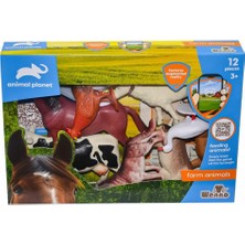 Osense SH-D5904 Kutulu 12 Parça Çiftlik Hayvanları - Vardem Oyuncak