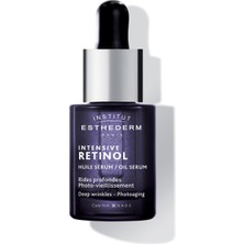 Institut Esthederm Intensive Retinol Oil Serum - Kuru Yağ Formülünde Yoğun Kırışıklık Görünümüne Karşı Cilt Serumu 15ML
