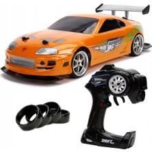 Osense 1:10 Fast & Furious 1995 Kumandalı Brian's Toyota Supra Drift Turbo Araba