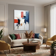 Tablonhazır Dikey Kanvas Tablo Salon Duvar Tablosu Soyut 0042 1 Yeni Ev Hediyesi Ofis Tablosu