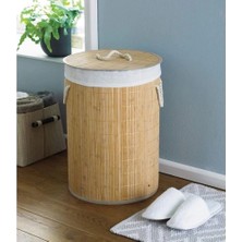 LTG Nova Decohandy Yuvarlak Bambu Kirli Sepeti