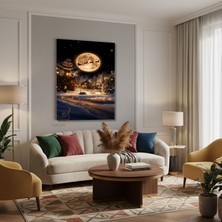 Tablonhazır Dikey Kanvas Tablo Salon Duvar Tablosu Yeniyil Pica Yeni Ev Hediyesi Ofis Tablosu