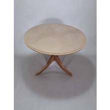 Golden Garden Maun Gövdeli Masa – Mdf Üst Tabla, Ham ve Doğal Şıklık