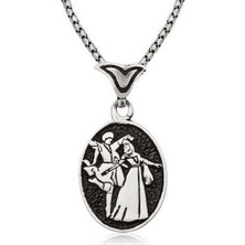 Özcömert Silver Gümüş Çerkes Erkek Kolye