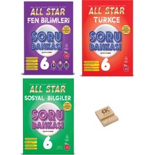 Newton Yayınları 6. Sınıf All Star Fen Türkçe ve Sosyal Bilgiler Soru Bankası 3lü Set Telefon Standı