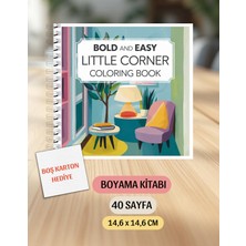 Boyama Kitabı, Köşeli Tatlı Ev Boyama KŞ00016