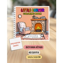 Boyama Kitabı, Köşeli Tatlı Ev, Coloring Book Boyama KŞ00019
