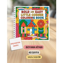 Boyama Kitabı, Köşeli Tatlı Ev Boyama KŞ00013