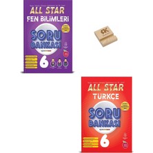 Newton Yayınları 6. Sınıf All Star Fen Billimleri ve Türkçe Soru Bankası + Telefon Standı