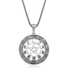 Özcömert Silver ​gümüş 12 Burç Kolye