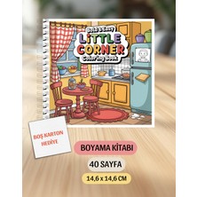Boyama Kitabı, Köşeli Tatlı Ev Boyama KŞ00010